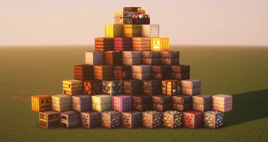 ores and blocks