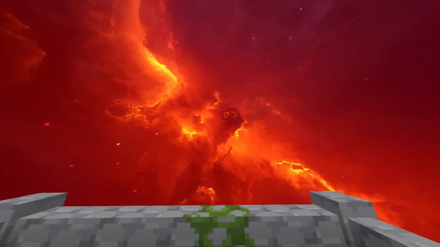 red sky