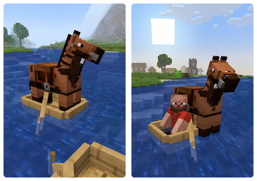 Horses now fit in boats