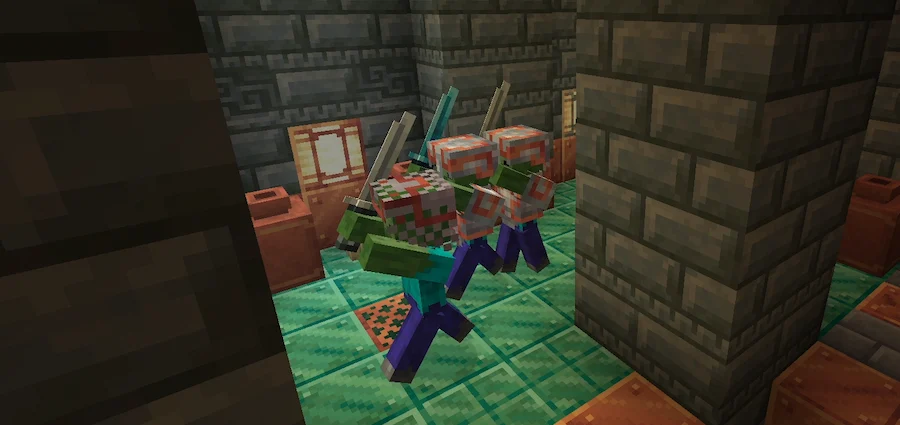 zombie holding sword