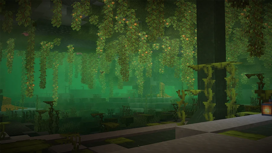 lush caves