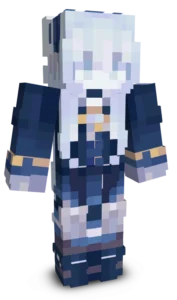 Blue Girl Minecraft Skin Blue Style Girl Skin