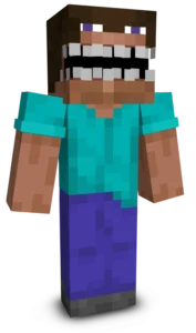 Creepy Face Steve Skin