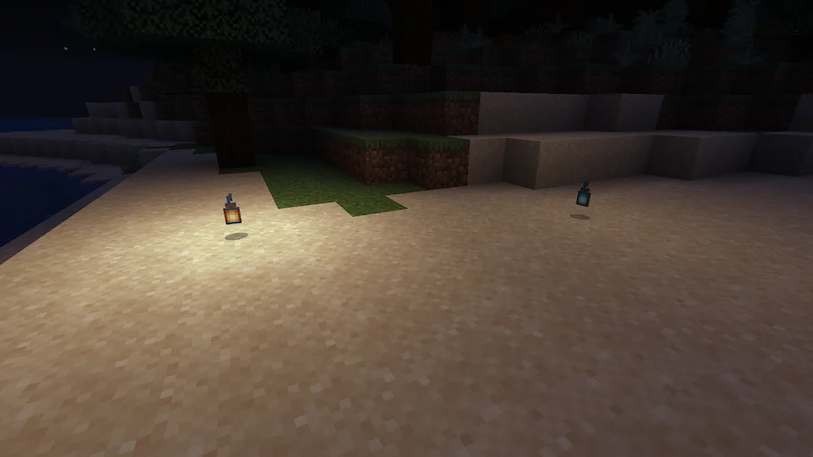 Light emitted from items depend on the light emitted