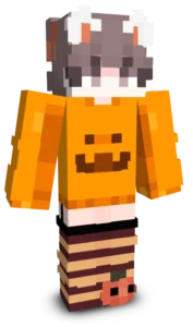 Pumpkin Sweater Girl Minecraft Skin Pumpkin Sweater Girl Skin