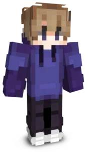 Purple Hoodie Boy Minecraft Skin Purple Hoodie Boy Skin