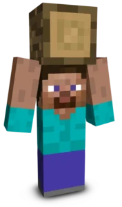 Steve Holding Log Skin