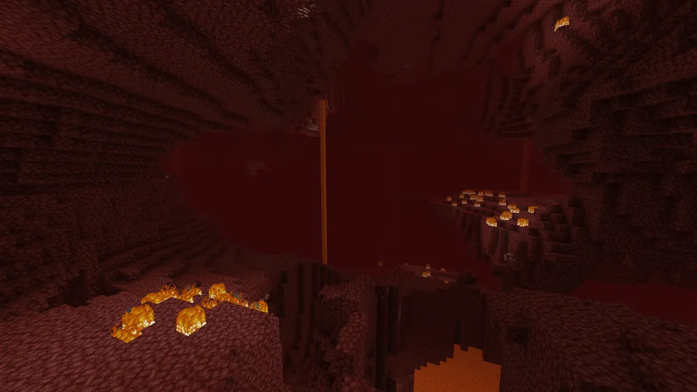 Vanilla Shaders Comparison nether