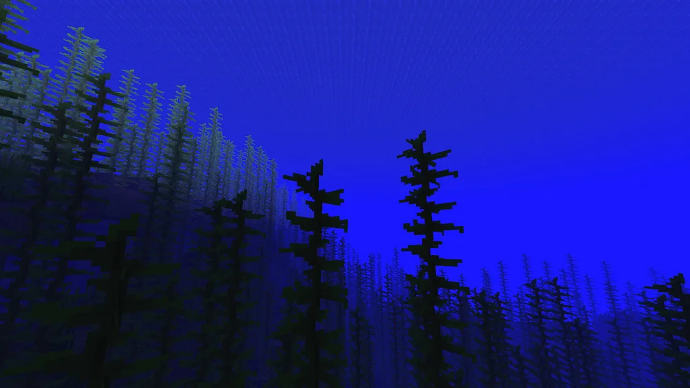 Vanilla Shaders Comparison underwater