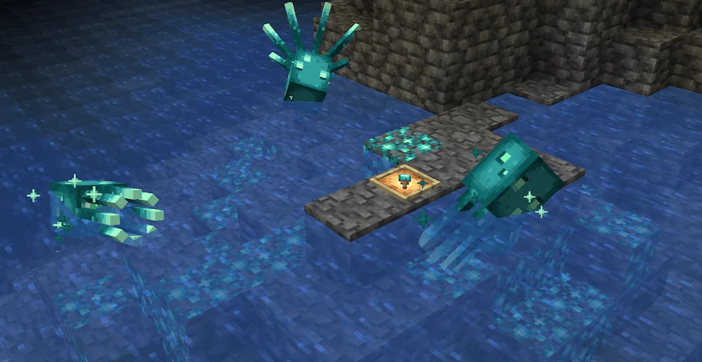 Glow Flare and glow squids