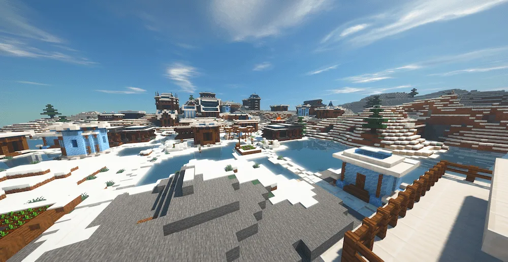 Snowy Village 
