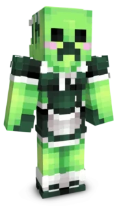Maid Creeper Minecraft Skin Maid Creeper Skin