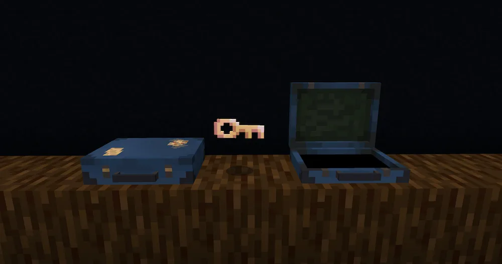 Interact with a repaired key then sneak to enter your own pocket dimension.