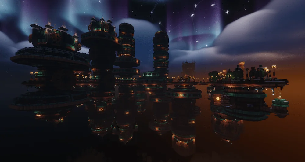 A massive dungeon which generates on mesas