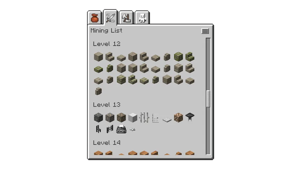 Mining Screen