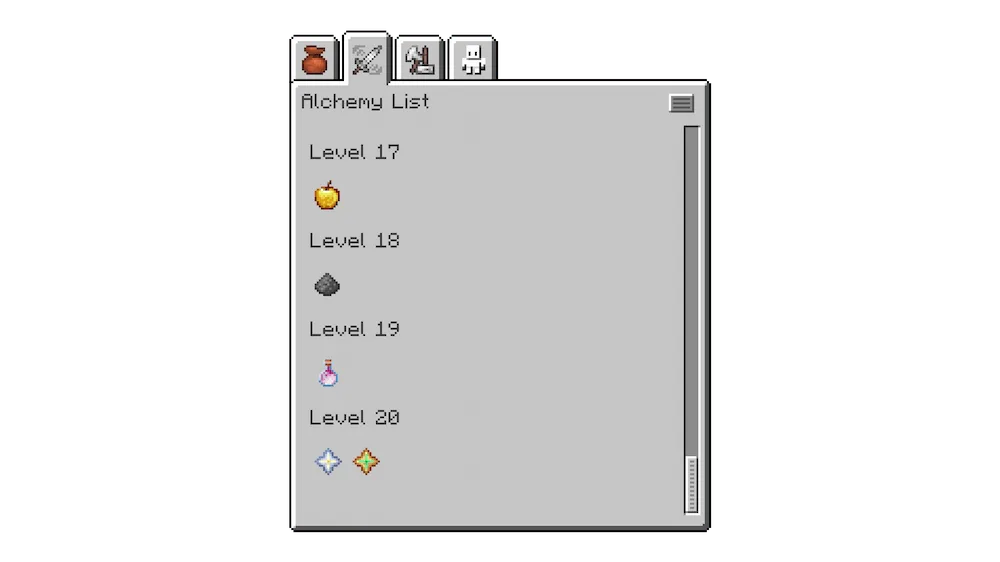 Alchemy Screen