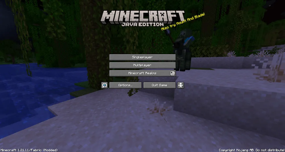 Simply Optimized ModPack home screen