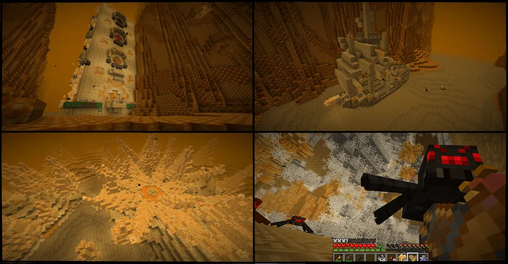 the dimension is a variety of small structures to explore