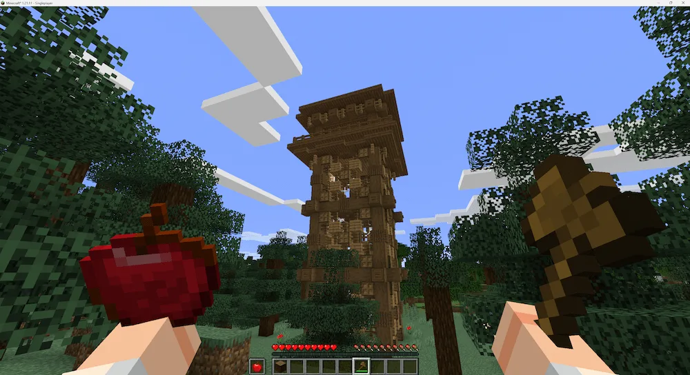 playing minecraft with fabric mods