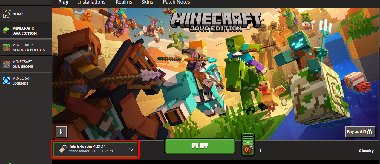 select profile and play