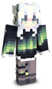 Aurora Borealis Sweater Girl Skin