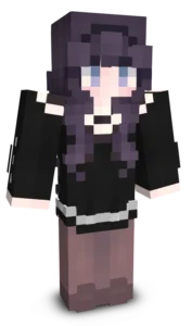 Cute Purple Girl Skin