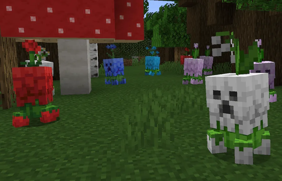 Floral Creepers in a Dark oak Forest