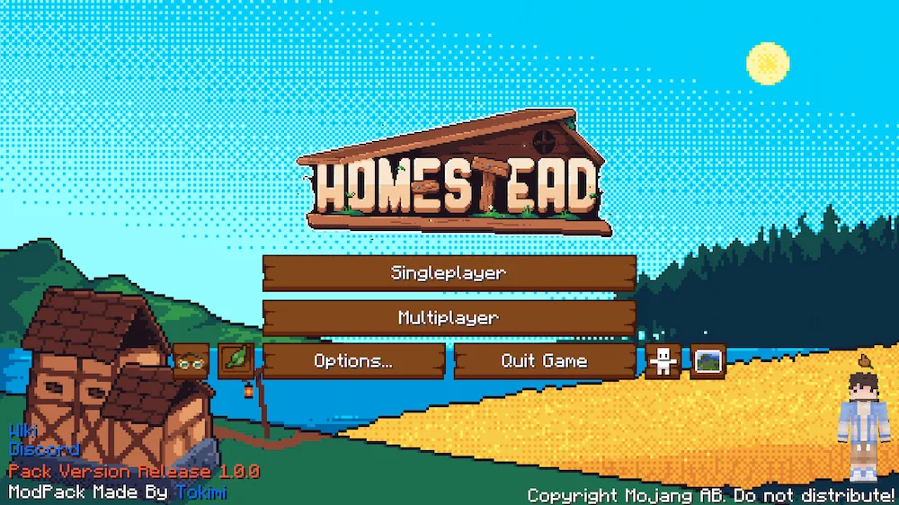Main Menu Screen