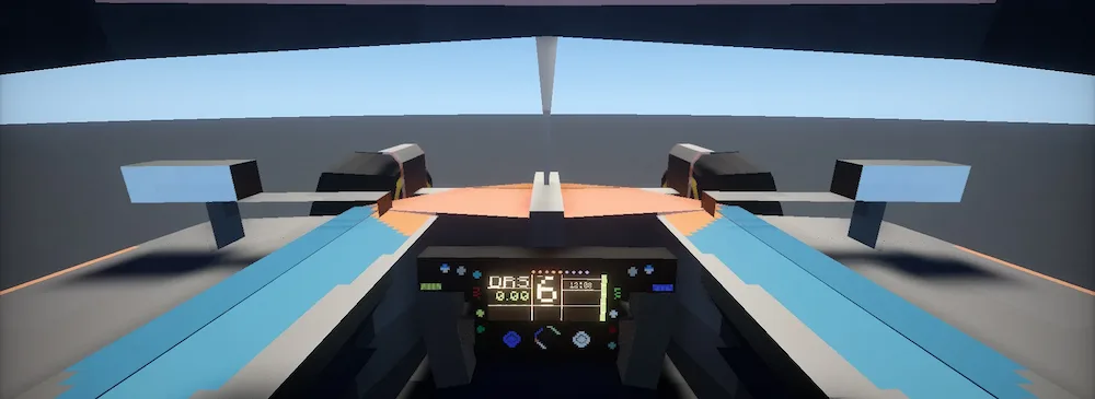 F1-Style Boat first person