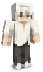 White Hair Boy Minecraft Skin White Hair Boy Skin