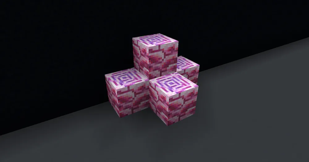 pink netherite blocks