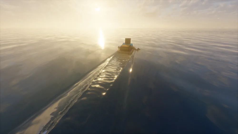 Water wave simulation