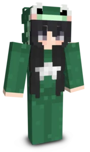 Frog Pajama Girl Minecraft Skin Frog Pajama Girl Skin