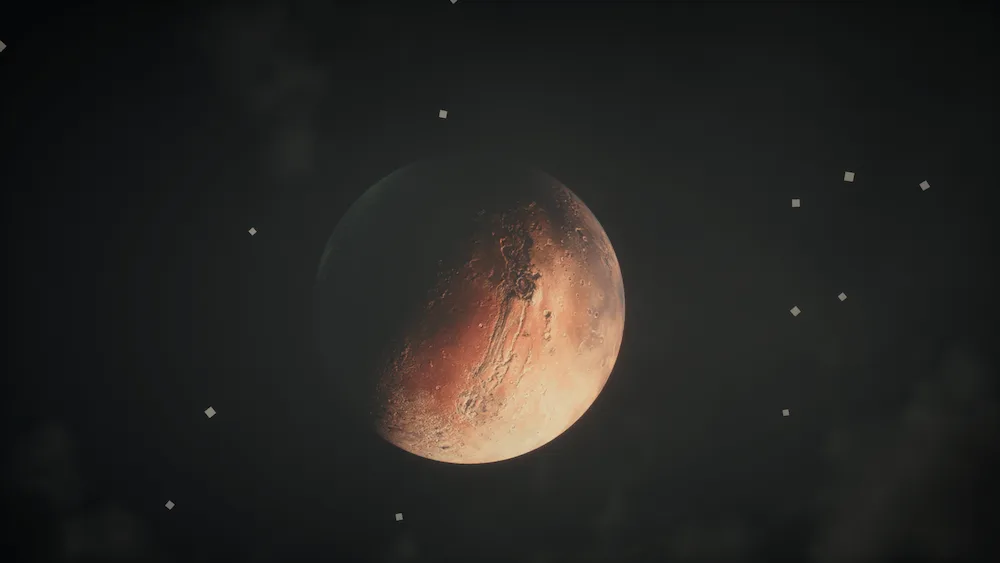 Mars（Waning moon)