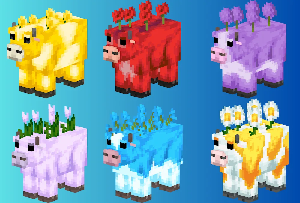 variants for the flower forest