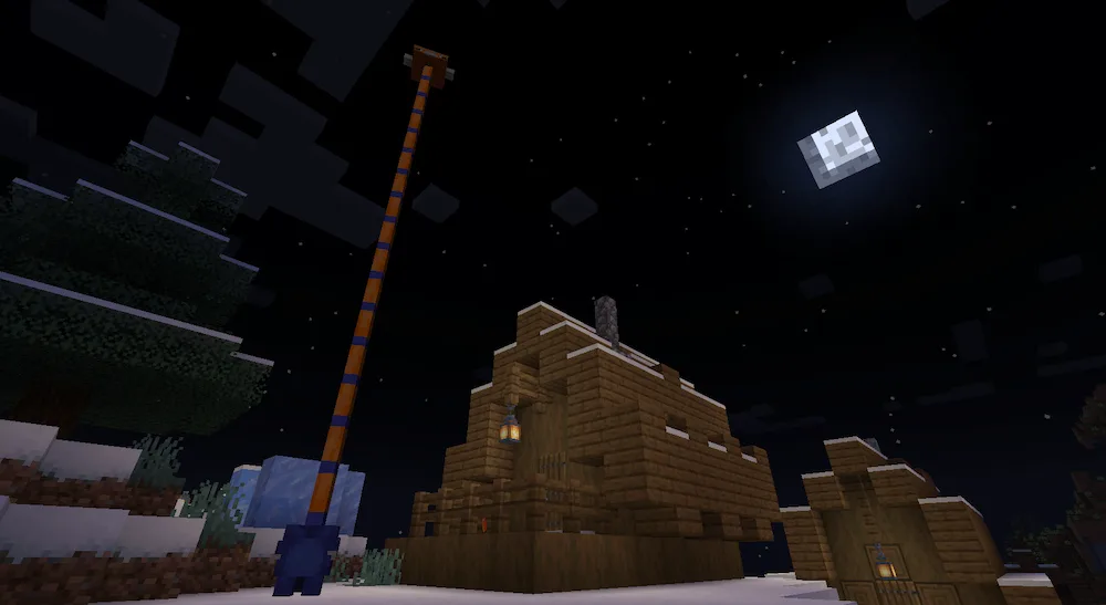 Handy mobs for building, their neck extends to the rider's will