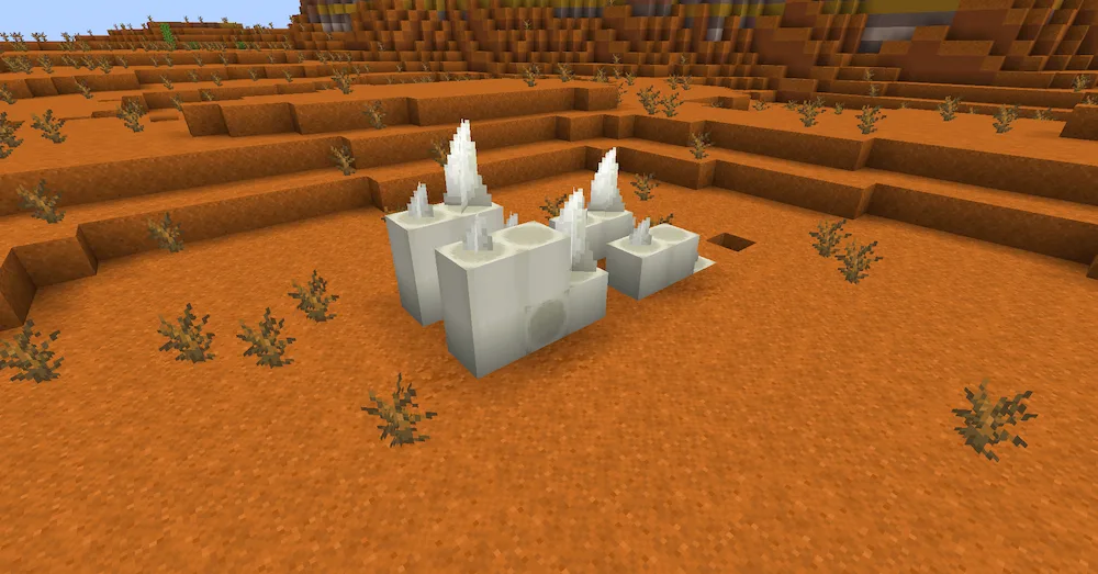 Brush suspicious red sand