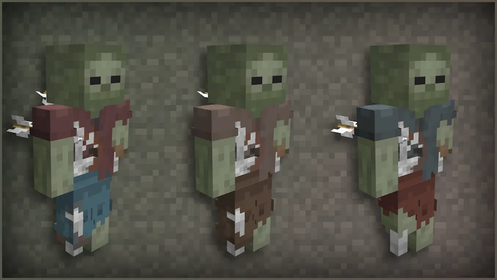 Skeleton Arrowed Zombies