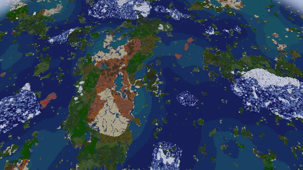 Continents world gen