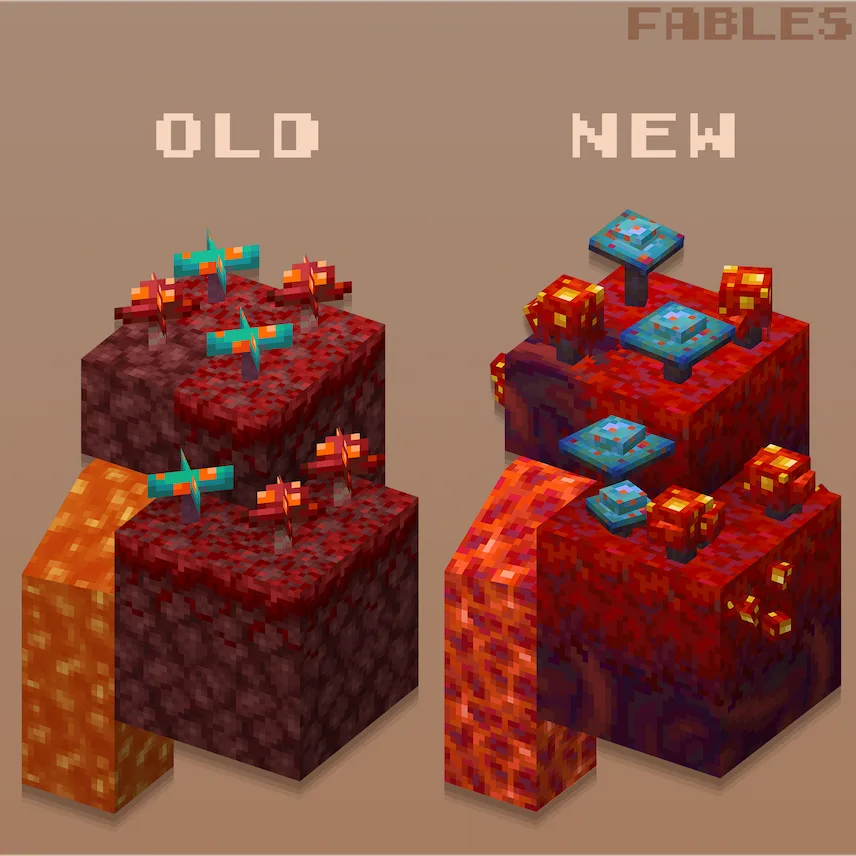 Nether Shrooms compare