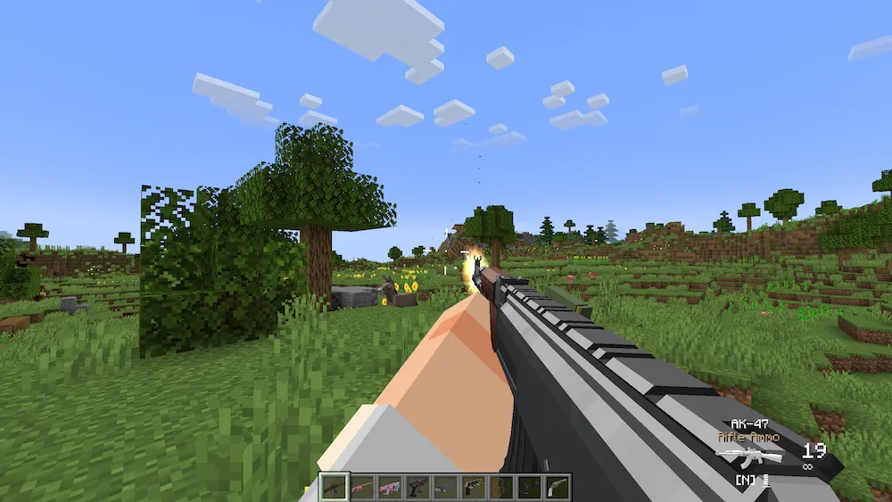 ak47 in Minecraft