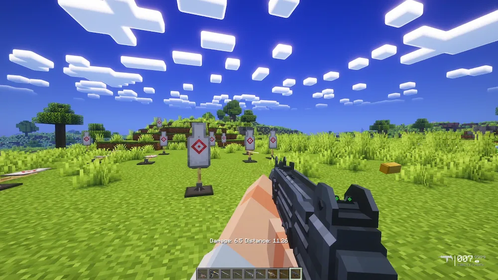 uzi in Minecraft