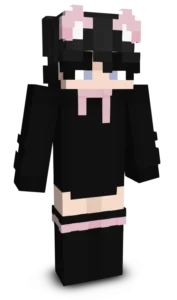Pink Cat Boy Skin