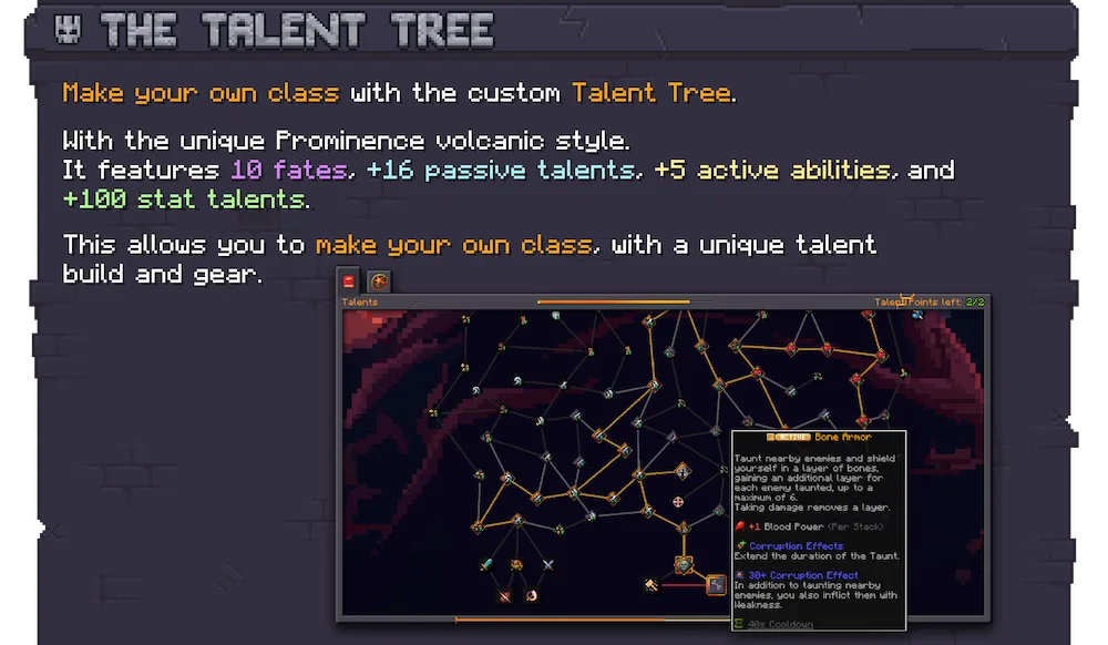 the talent tree