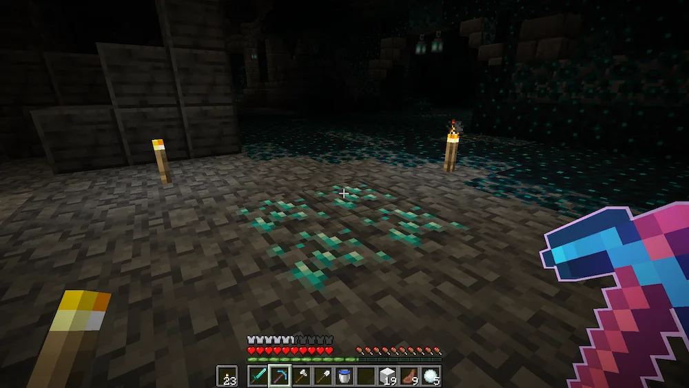 Enchanted pickaxe