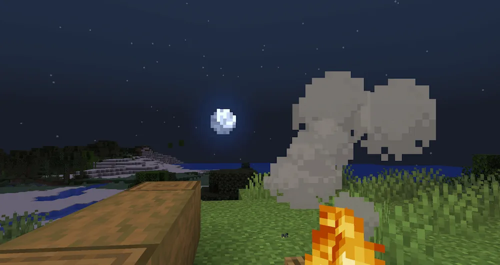 circular moon