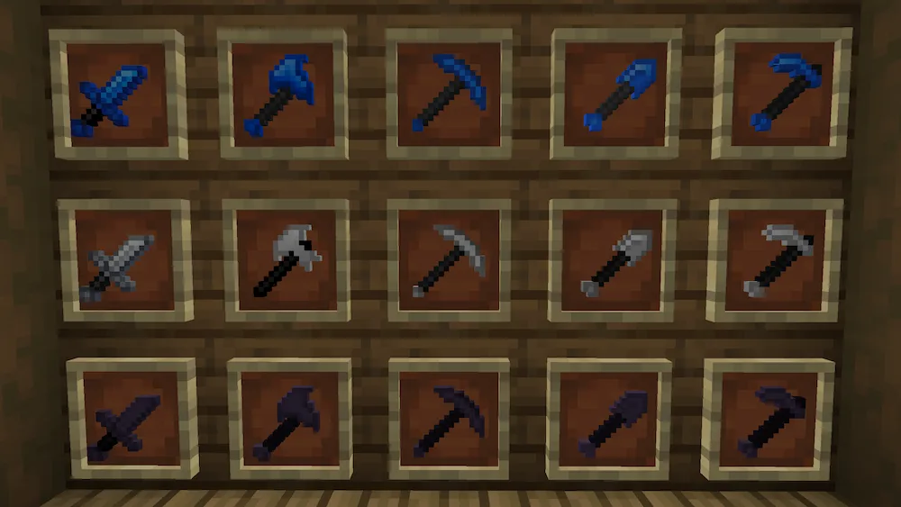 weapons and tools