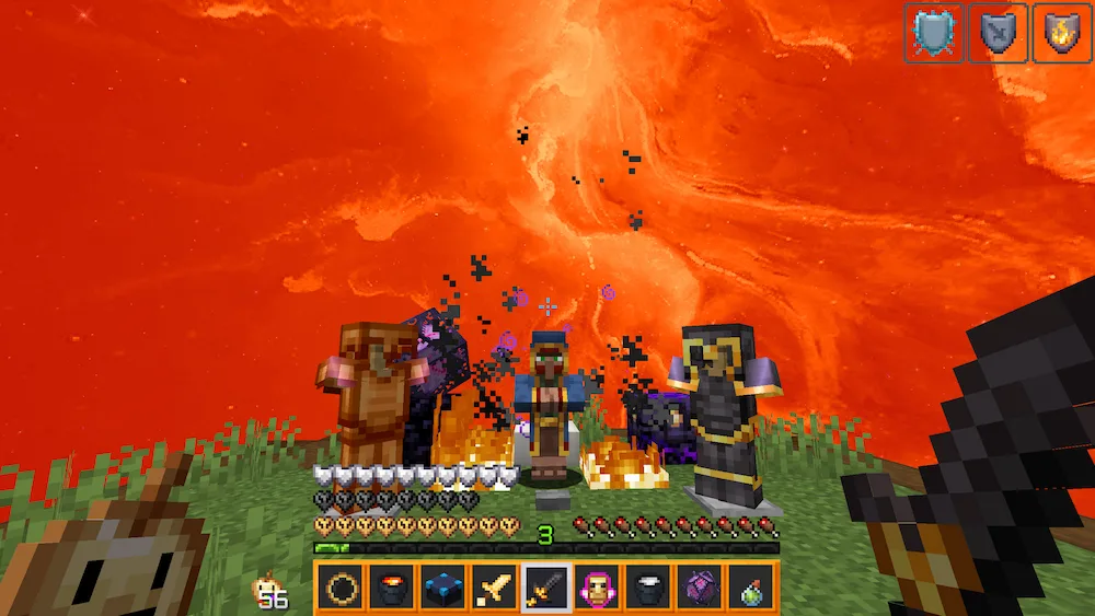 orange sky