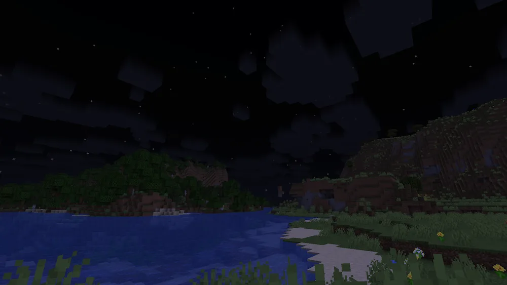 Clouds during the night