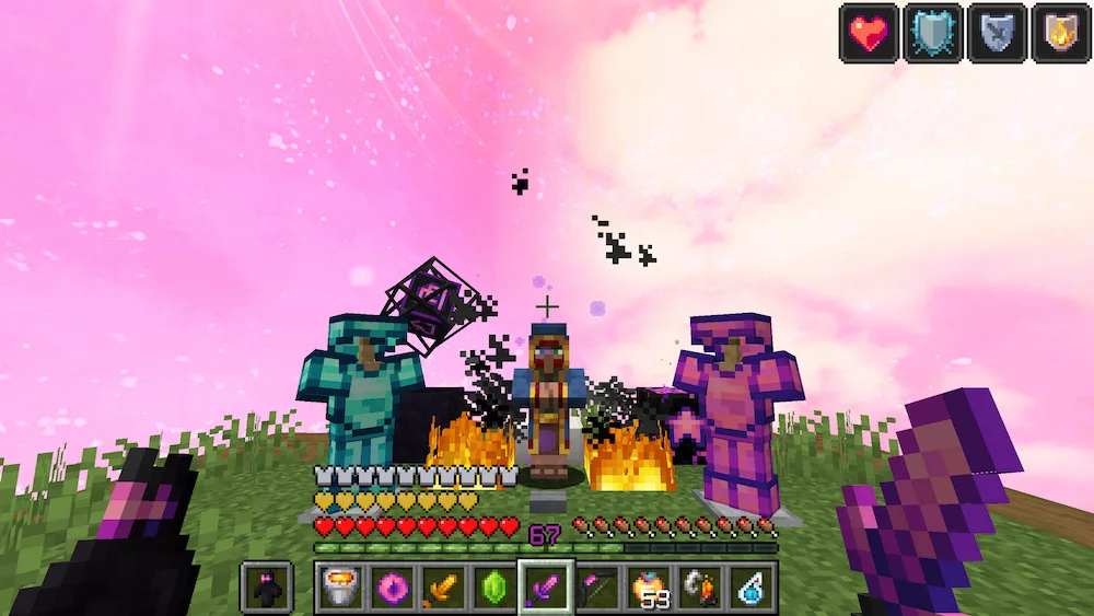 pink sky